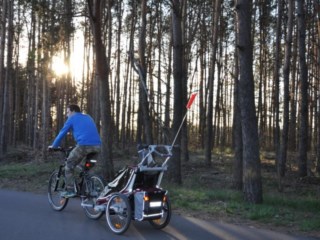 Test/opinia o przyczepce rowerowej dla dzieci Thule Chariot CX1/Thule Chariot CX2