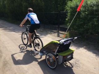 Test/opinia o przyczepce rowerowej Thule Chariot Cougar 2