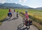 Frog 62 na trasie rowerowe Drauradweg w Austrii - bagażnik Racktime i sakwy Ortlieb.