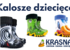 Kolorowe kalosze dziecięce na pluchę i niepogodę