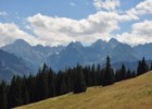 Widok na Tatry Wysokie z Rusinowej Polany