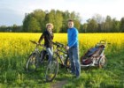 Na szlaku rowerowym na Podlasiu - raju dla rowerzystów - oczywiście z przyczepką rowerową