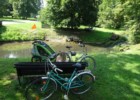 Odpoczynek w parku - wycieczki rowerowe z dziećmi na Śląsku