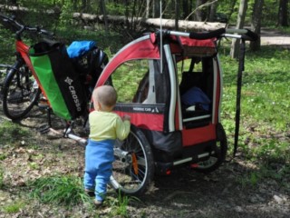 Przyczepka rowerowa dla dzieci Nordic Cab - test