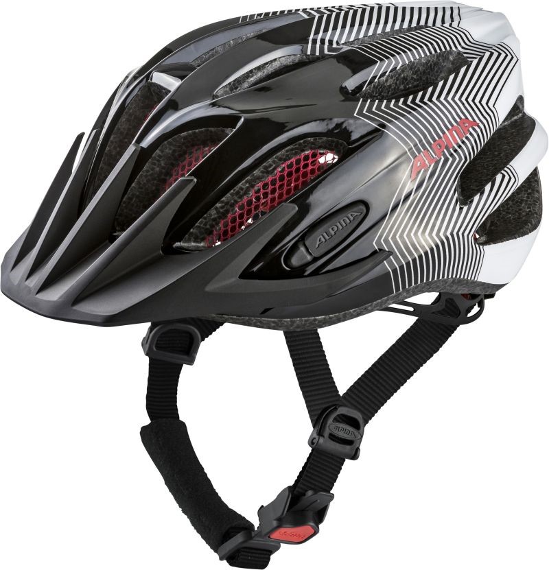 Dziecięcy kask rowerowy Alpina FB 2.0 Junior w wersji czerwono-czarnej