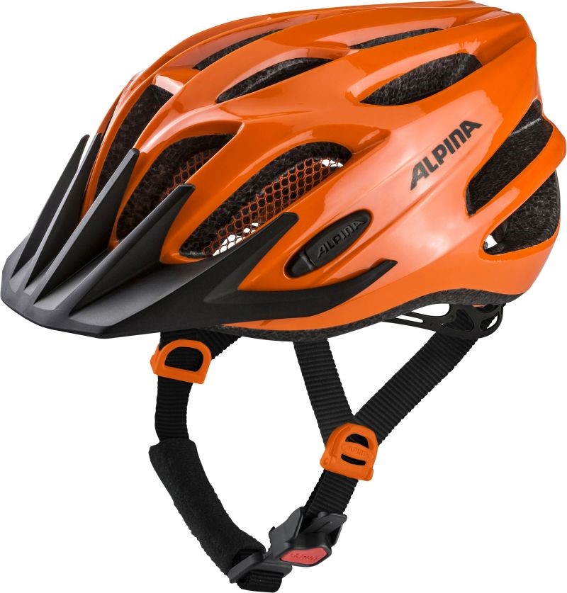 Dziecięcy kask rowerowy Alpina FB 2.0 Junior w wersji pomarańczowej