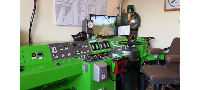 Symulator lokomotywy elektrycznej EU07