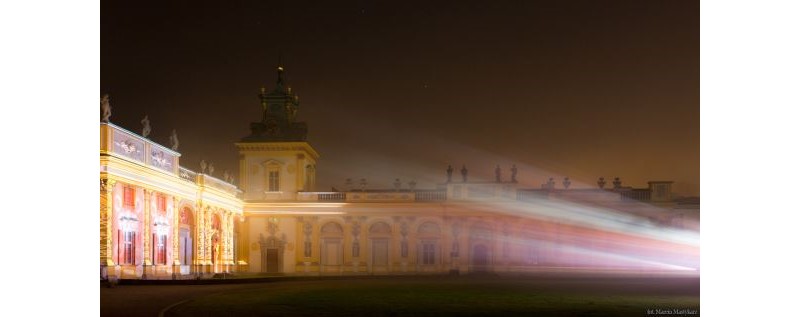 Mapping w Muzeum Pałacu w Wilanowie