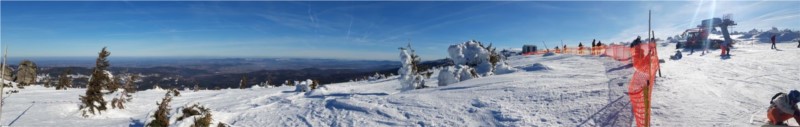 Piękna panorama z Hali Szrenickiej