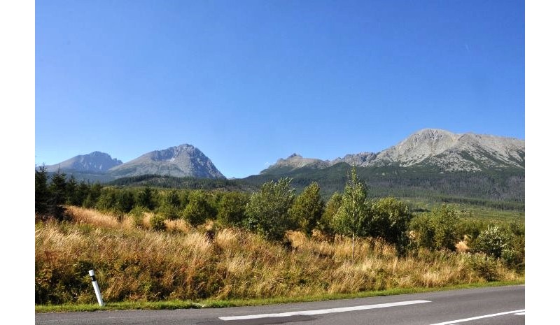 Takie widoki na Tatry Wysokie miałem podczas drugiego dnia!