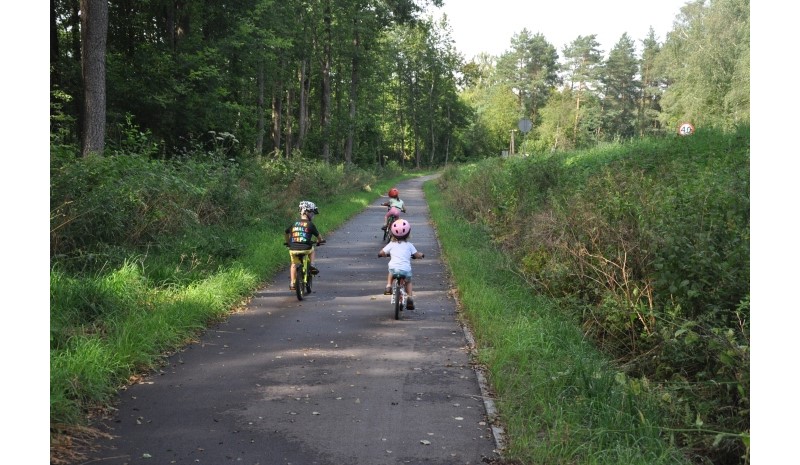 Piękna wydzielona droga dla rowerów na Szlaku Green Velo - niestety taki widok to rzadkość :(