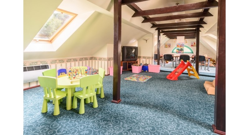 Pokój zabaw (bawialnia) w Hotelu Amax - dla rodzin z dziećmi na Mazurach