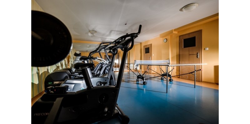 Sala fitness- hotel nad morzem przyjazny dzieciom