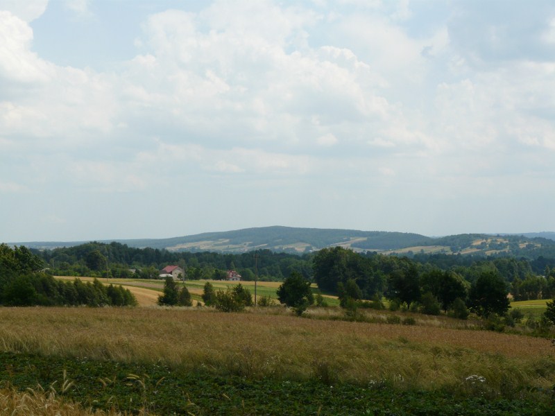 Widoki na Góry Świętokrzyskie